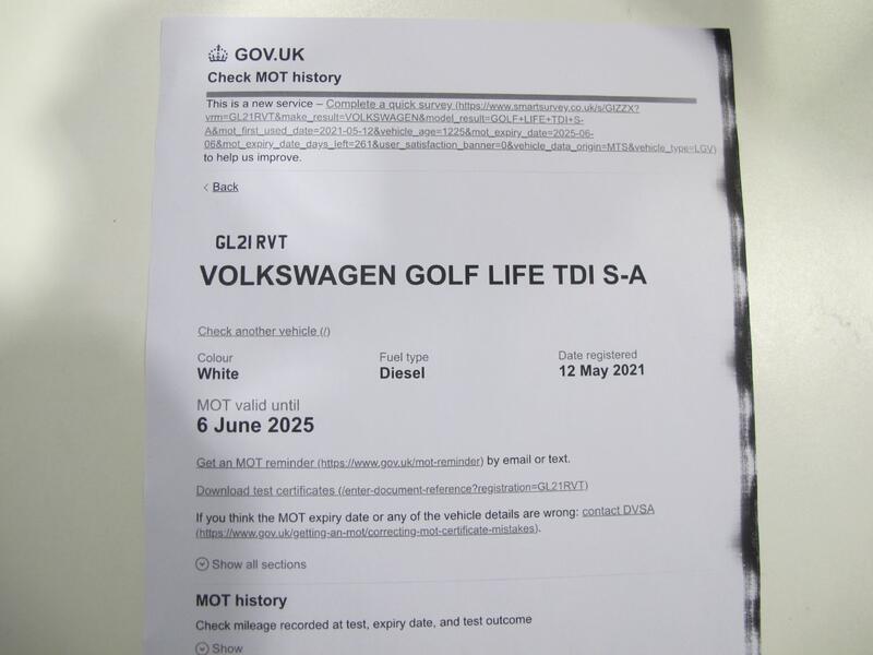 VOLKSWAGEN GOLF