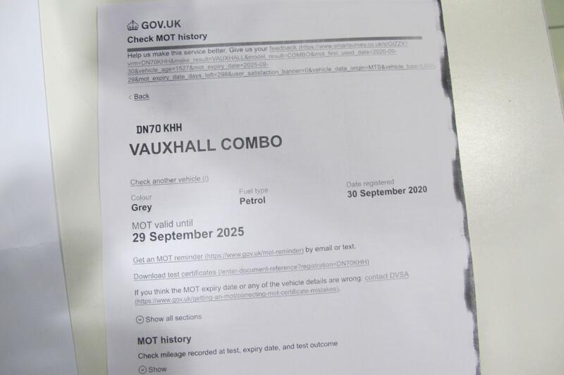 VAUXHALL COMBO LIFE