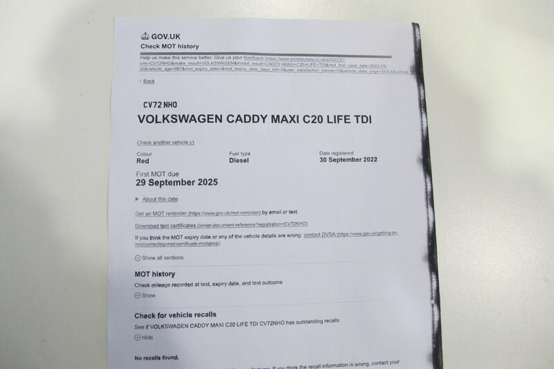 VOLKSWAGEN CADDY MAXI LIFE