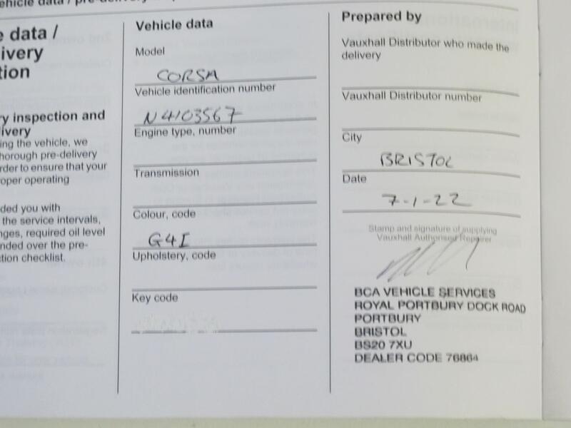 VAUXHALL CORSA